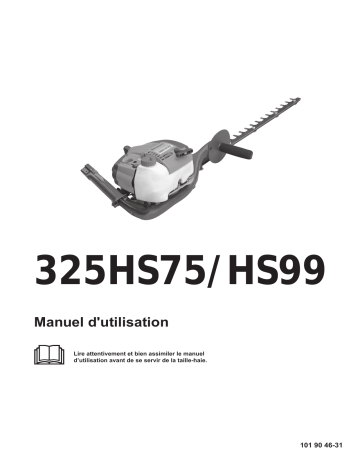 Manuel du propriétaire | Husqvarna 325 HS 75 Manuel utilisateur | Fixfr