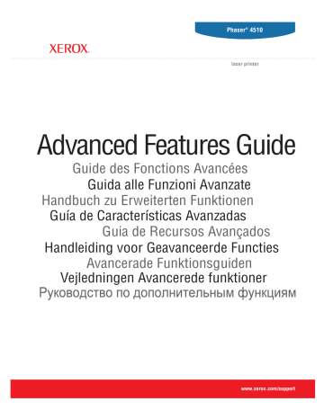 Manuel du propriétaire | Xerox PHASER 4510 Manuel utilisateur | Fixfr