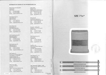 Manuel du propriétaire | PVG SRE71X Manuel utilisateur | Fixfr