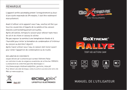 Easypix GoXtreme Rallye Manuel utilisateur