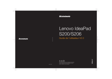 Manuel du propriétaire | Lenovo IDEAPAD S206 (M899DFR) Manuel utilisateur | Fixfr