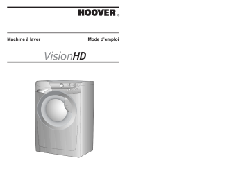 Manuel du propriétaire | Hoover VHD 8812-47 Lave-linge Manuel utilisateur | Fixfr