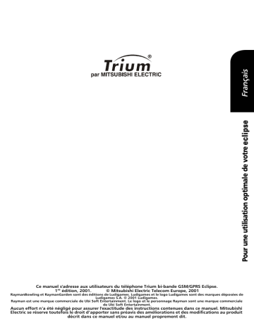 Mitsubishi TRIUM ECLIPSE Mode d'emploi | Fixfr