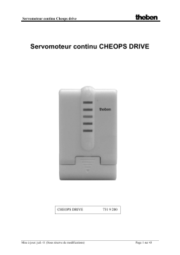 THEBEN CHEOPS drive KNX Manuel utilisateur