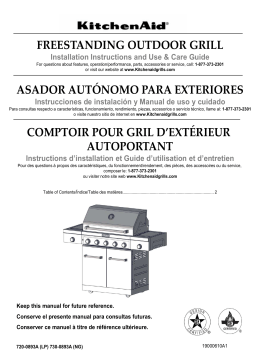 KitchenAid 720-0893A Bbq And Gas Grill Manuel du propriétaire