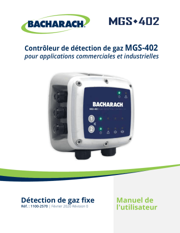 Bacharach MGS-402 Manuel utilisateur | Fixfr