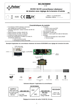 Pulsar DC/DC50HV Manuel utilisateur