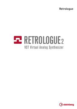 Steinberg Retrologue 2 Mode d'emploi