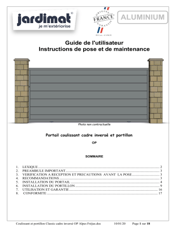 Castorama Alpes Manuel utilisateur | Fixfr