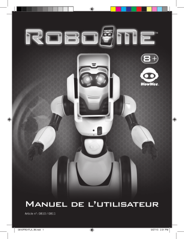 Manuel du propriétaire | WowWee 0811 RoboMe Manuel utilisateur | Fixfr