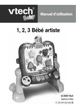 VTech 123 B ARTISTE Manuel utilisateur