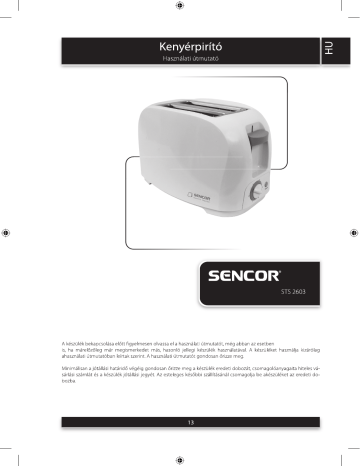 Sencor STS 2603 Manuel utilisateur | Fixfr