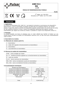 Pulsar AWZ511 Manuel utilisateur