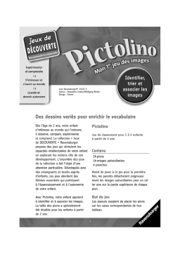 Ravensburger PICTOLINO Manuel utilisateur