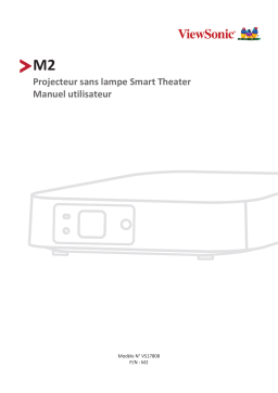 ViewSonic M2-S PROJECTOR Mode d'emploi