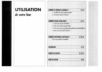 Manuel du propriétaire | Brandt 4817MP Manuel utilisateur | Fixfr