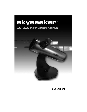 Carson JC-200 Telescope Mode d'emploi | Fixfr