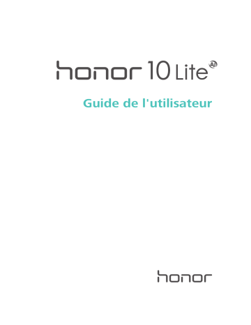 Mode d'emploi | Honor 10 Lite Manuel utilisateur | Fixfr