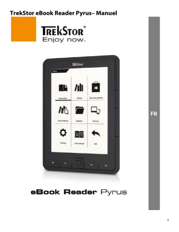 Mode d'emploi | Trekstor eBook-Reader Pyrus Manuel utilisateur | Fixfr