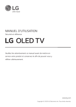 LG OLED65WX9LA Manuel du propriétaire