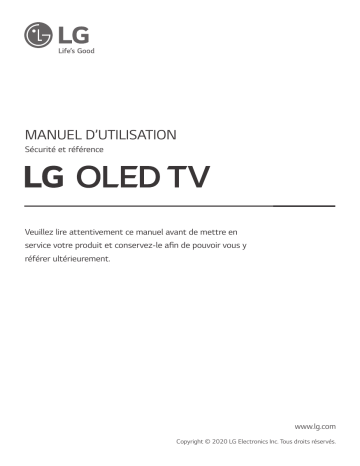 LG OLED65WX9LA Manuel du propriétaire | Fixfr
