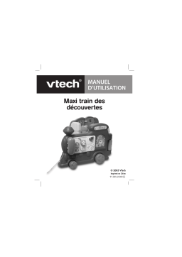 VTech MAXI TRAIN DES DECOUVERTES Manuel utilisateur