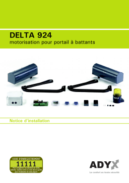 ADYX DELTA 924 Manuel utilisateur