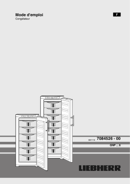 Liebherr GNP 3666 PREMIUM NOFROST Manuel utilisateur