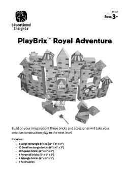 Educational Insights Playbrix™ Royal Adventure Manuel utilisateur