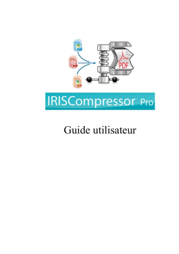 IRIS IRISCompressor PRO Manuel utilisateur