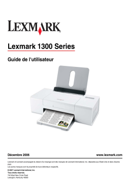 Lexmark Z1320 Manuel utilisateur