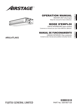 Fujitsu ARUL4TLAV2 Manuel utilisateur