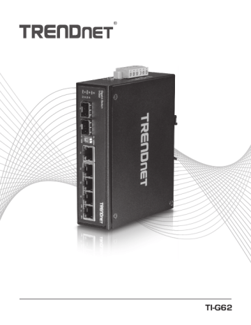 RB-TI-G62 | Trendnet TI-G62 6-Port Hardened Industrial Gigabit DIN-Rail Switch Manuel utilisateur | Fixfr