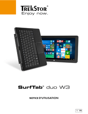 Mode d'emploi | Trekstor SurfTab Duo W3 Manuel utilisateur | Fixfr