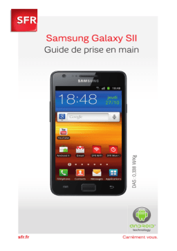 Samsung Galaxy S II sfr Manuel utilisateur