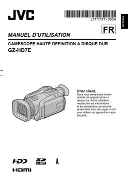 JVC GZ HD7E Manuel utilisateur