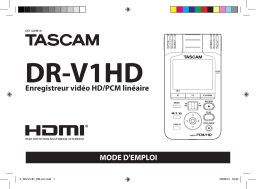 Tascam DR V1HD Mode d'emploi