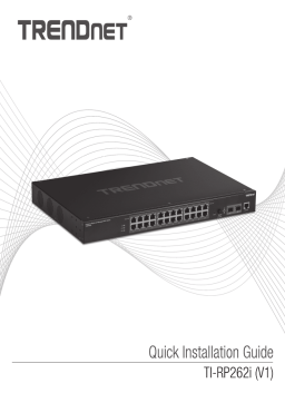 Trendnet TI-RP262i 26-Port Industrial Gigabit L2 Managed PoE+ Rackmount Switch Manuel utilisateur