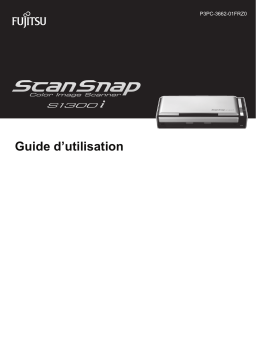 Fujitsu SCANSNAP S1300ISCANSNAP S1300I DELUXE Manuel utilisateur