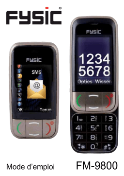 Fysic FM 9800 Manuel utilisateur