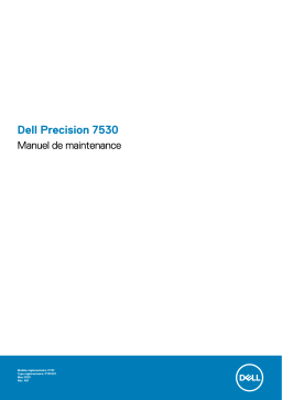 Dell Precision 7530 Manuel utilisateur