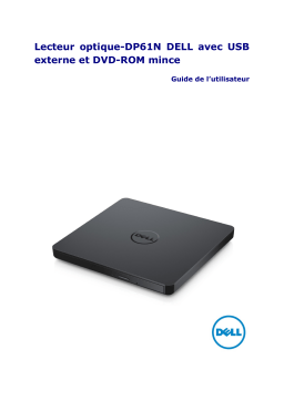 Dell External USB Slim DVD ROM Optical Drive DP61N electronics accessory Manuel utilisateur
