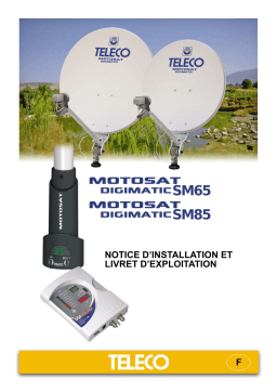 Teleco MotoSat Digimatic SM 65/85 LNB S1 DSF90 Manuel utilisateur