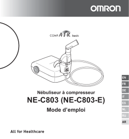 Omron Healthcare NE-C803-E C803 Nebuliser Manuel utilisateur