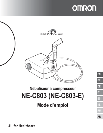 Omron Healthcare NE-C803-E C803 Nebuliser Manuel utilisateur | Fixfr