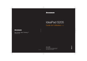 Manuel du propriétaire | Lenovo IDEAPAD S205 Manuel utilisateur | Fixfr