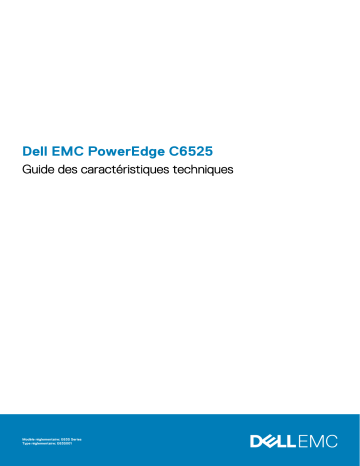 Dell PowerEdge C6525 server Manuel du propriétaire | Fixfr