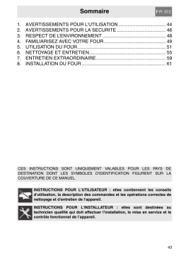Smeg ALFA150 Manuel utilisateur