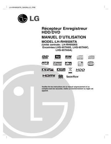LG LH-RH9506TA Manuel du propriétaire | Fixfr