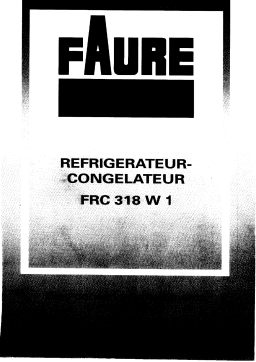 Faure FRC318W Manuel utilisateur